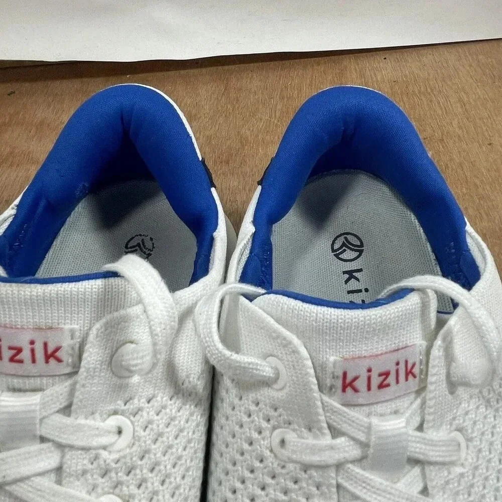 Kizik Lima Men Size 9 Wide Hands Free Slip On Sneaker White